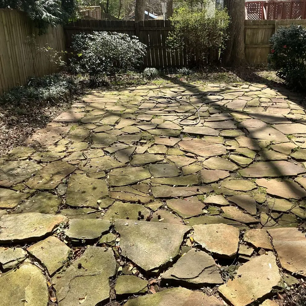 Flagstone patio